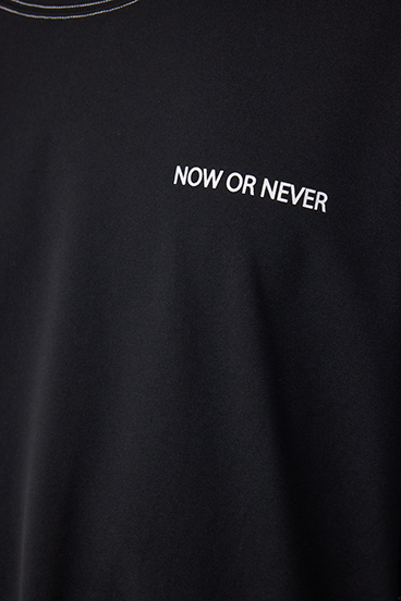 オープンステッチロゴTシャツ 詳細画像