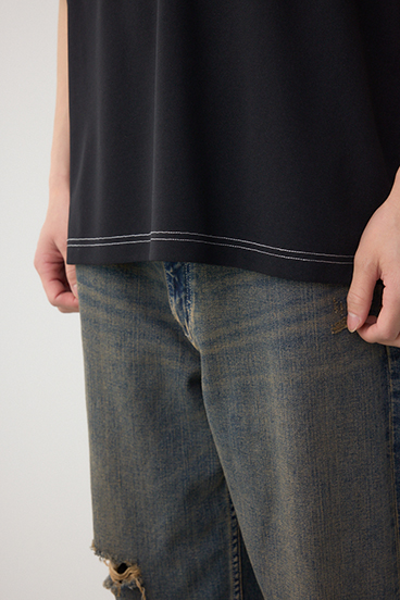 オープンステッチロゴTシャツ 詳細画像