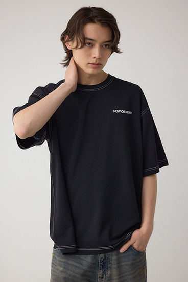 オープンステッチロゴTシャツ 詳細画像