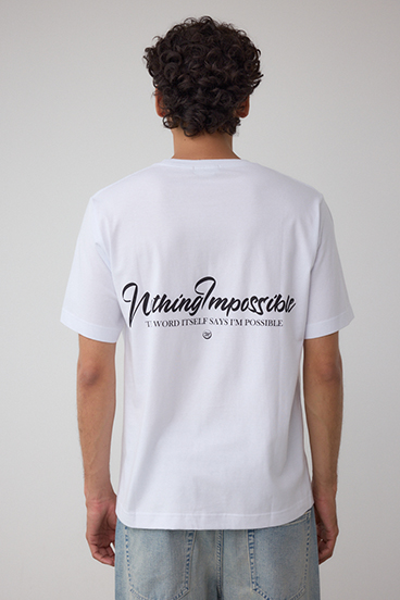 AZコットン Nothing Impossible Tシャツ 詳細画像