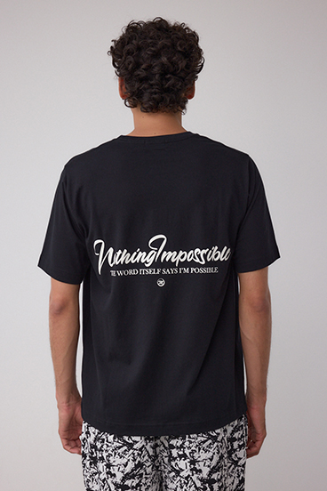 AZコットン Nothing Impossible Tシャツ 詳細画像
