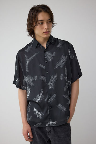 シルキードッツ総柄シャツ 詳細画像