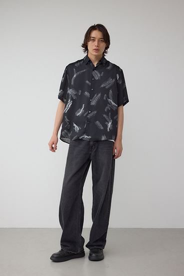 シルキードッツ総柄シャツ 詳細画像