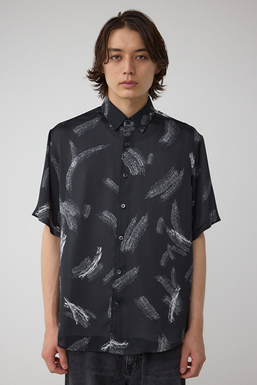 シルキードッツ総柄シャツ 詳細画像