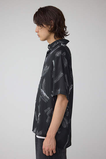 シルキードッツ総柄シャツ 詳細画像