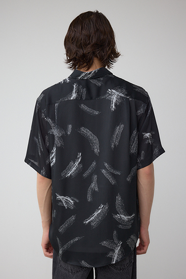 シルキードッツ総柄シャツ 詳細画像