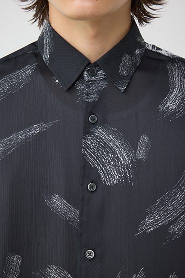 シルキードッツ総柄シャツ 詳細画像
