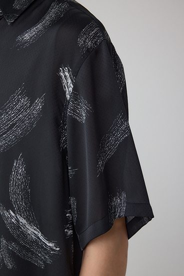 シルキードッツ総柄シャツ 詳細画像