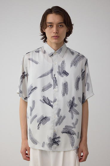 シルキードッツ総柄シャツ 詳細画像