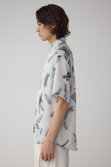 シルキードッツ総柄シャツ 詳細画像