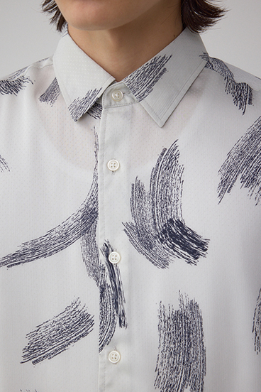 シルキードッツ総柄シャツ 詳細画像