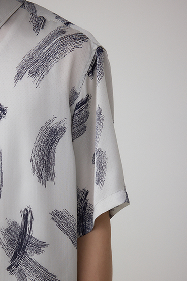 シルキードッツ総柄シャツ 詳細画像