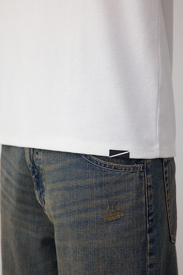 タックフライスVネックTシャツ 詳細画像