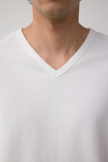 タックフライスVネックTシャツ 詳細画像