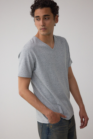 タックフライスVネックTシャツ 詳細画像