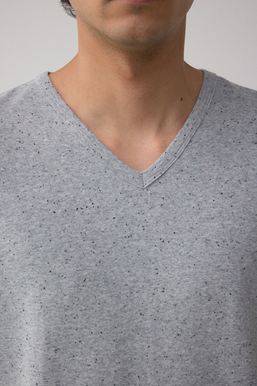 タックフライスVネックTシャツ 詳細画像