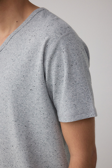 タックフライスVネックTシャツ 詳細画像