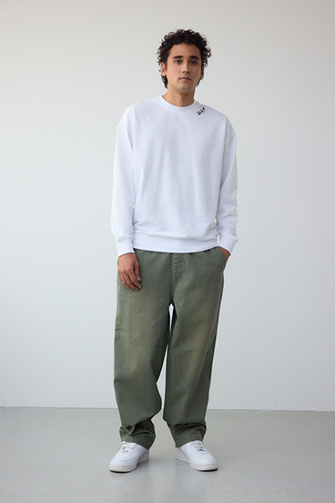 相良刺繍ミニ裏毛トップス 詳細画像