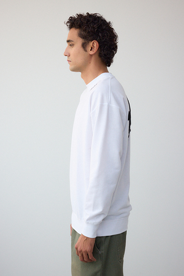 相良刺繍ミニ裏毛トップス 詳細画像