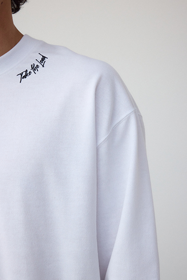 相良刺繍ミニ裏毛トップス 詳細画像