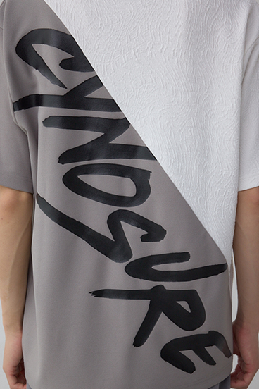 異素材スウィッチンググラフィックTEE 詳細画像