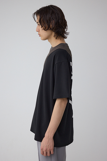 異素材スウィッチンググラフィックTEE 詳細画像