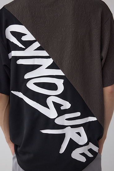 異素材スウィッチンググラフィックTEE 詳細画像