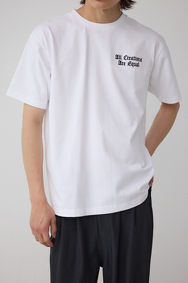 ベア天竺バック刺繍TEE