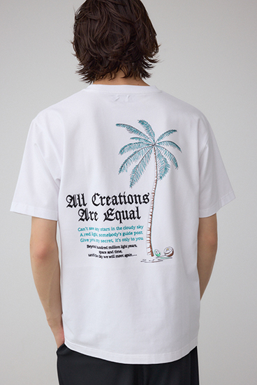 ベア天竺バック刺繍TEE