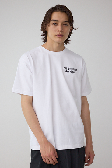 ベア天竺バック刺繍TEE 詳細画像