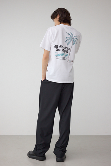 ベア天竺バック刺繍TEE 詳細画像