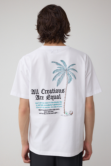 ベア天竺バック刺繍TEE 詳細画像