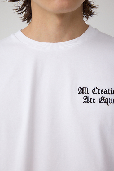 ベア天竺バック刺繍TEE 詳細画像