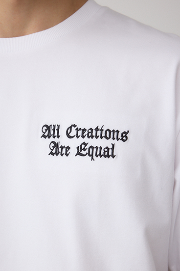 ベア天竺バック刺繍TEE 詳細画像