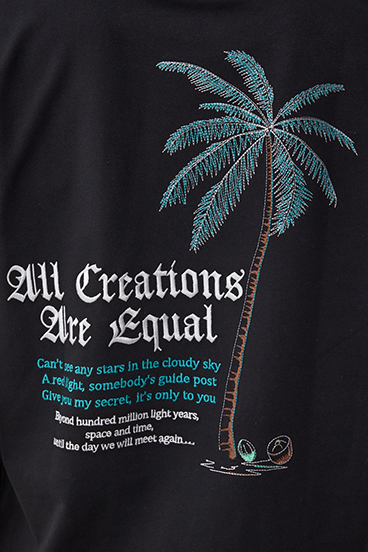 ベア天竺バック刺繍TEE 詳細画像