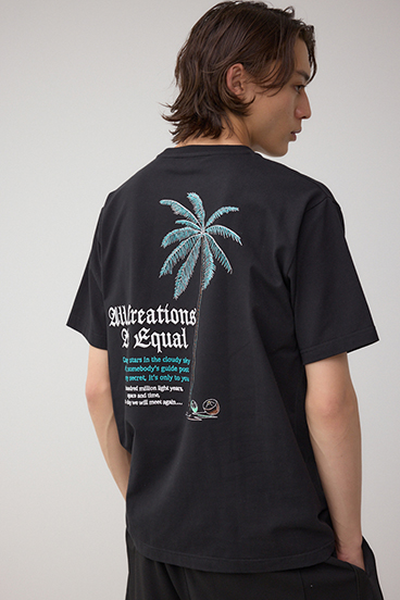 ベア天竺バック刺繍TEE 詳細画像