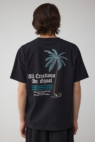 ベア天竺バック刺繍TEE 詳細画像