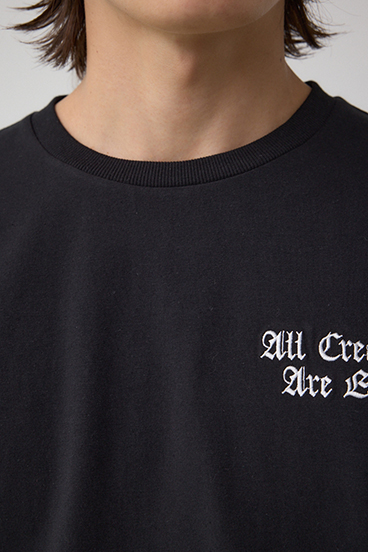 ベア天竺バック刺繍TEE 詳細画像