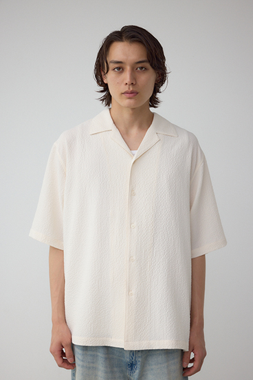 シアサッカーオーバーシャツ 詳細画像