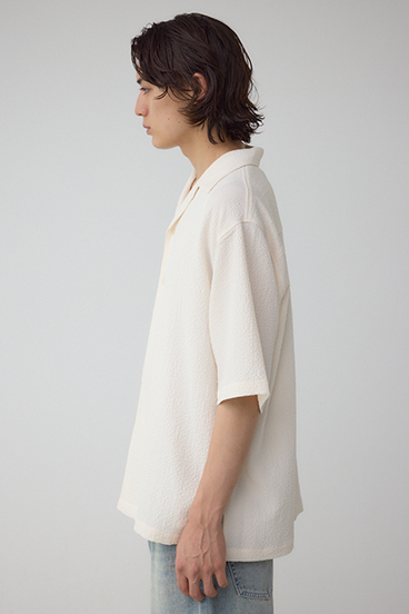 シアサッカーオーバーシャツ 詳細画像