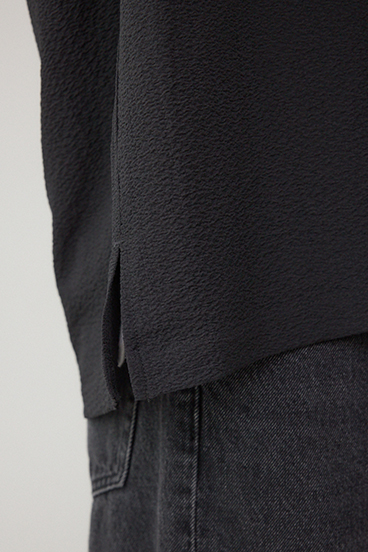 シアサッカーオーバーシャツ 詳細画像