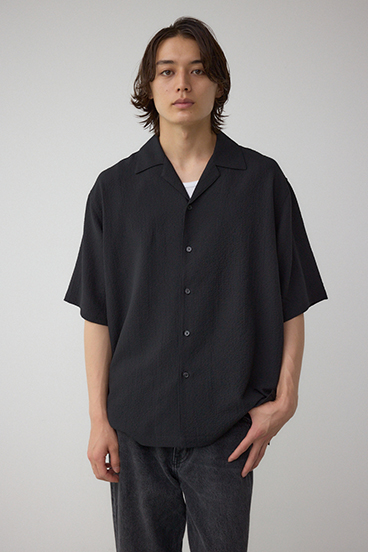 シアサッカーオーバーシャツ 詳細画像