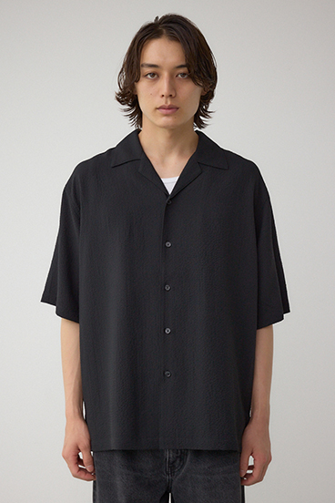 シアサッカーオーバーシャツ 詳細画像