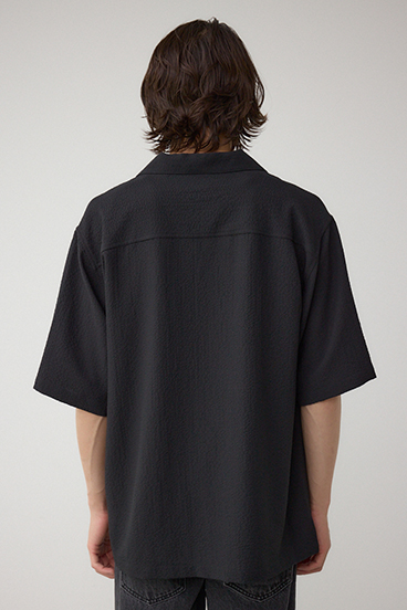 シアサッカーオーバーシャツ 詳細画像