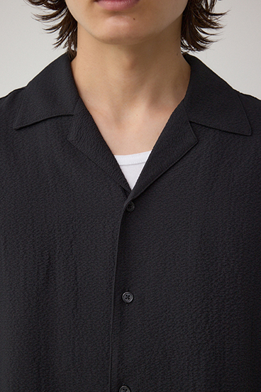 シアサッカーオーバーシャツ 詳細画像