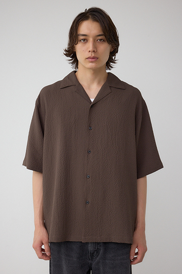 シアサッカーオーバーシャツ 詳細画像