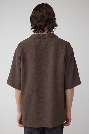 シアサッカーオーバーシャツ 詳細画像