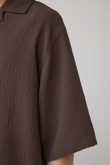 シアサッカーオーバーシャツ 詳細画像