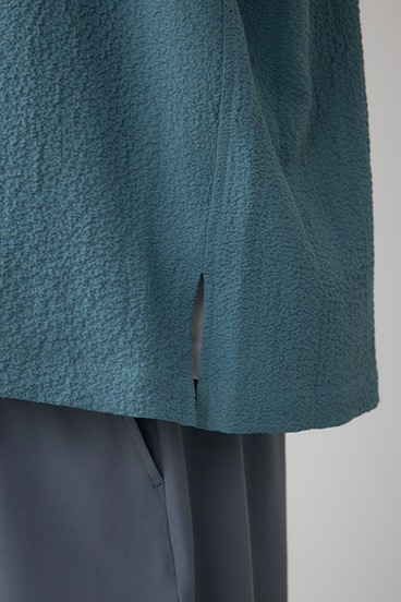 シアサッカーオーバーシャツ 詳細画像