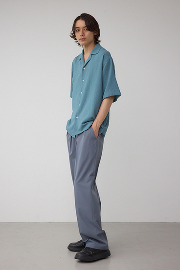 シアサッカーオーバーシャツ 詳細画像